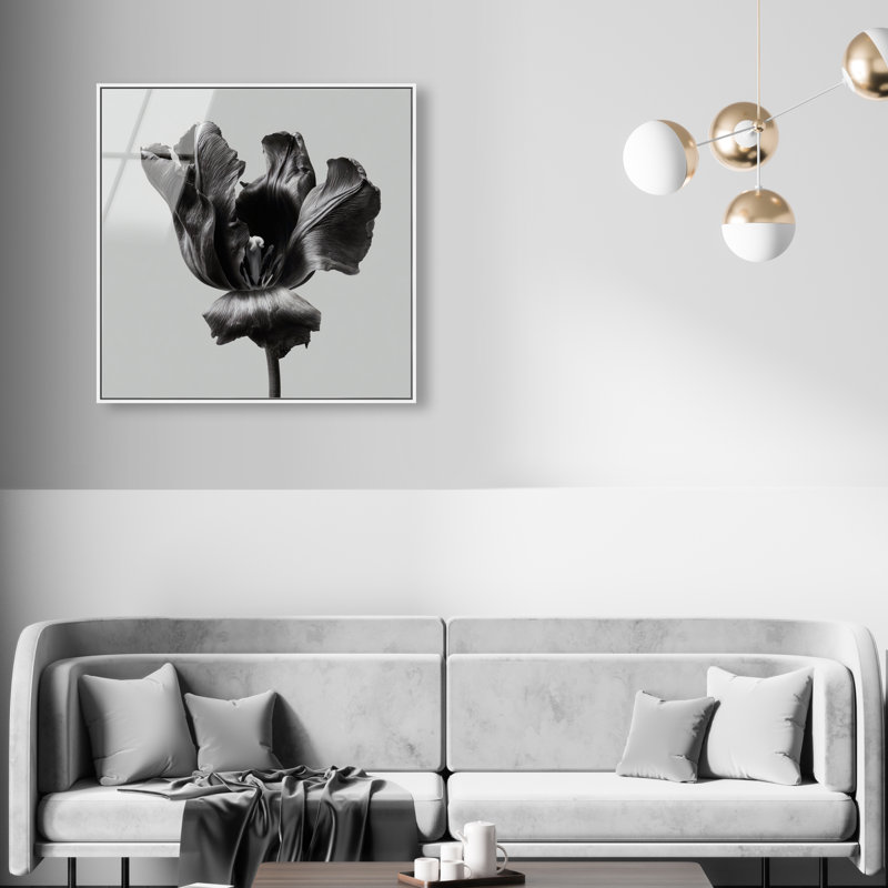 Tidal Wilt II Print by Oliver Gal, 31"H x 31"W, White Floater Frame