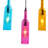 7 - Light Creative Glass Bottle Pendant Lamp