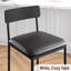 Upholstered Counter Stool with Metal Frame-233721892