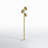 Crevan 62" Modern Metal And Marble Tree Floor Lamp For Living Room/Bedroom-1425435535