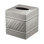 Wave Embossed Metal Tissue Box Cover