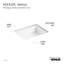 Verticyl 16-1/2 Rectangular Undermount Bathroom Sink