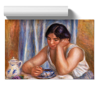 A Cup of Chocolate by Pierre Auguste Renoir - Frameless Print