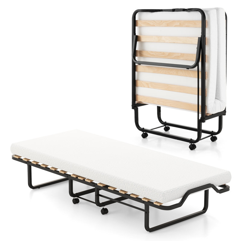 Upminster Upholstered DE Size - 80 X 200 Cm Bed with Mattress