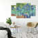 Iris by Vincent Van Gogh - 5 Piece No Frame Painting on Canvas