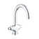 Bridgeford® Pull Down Double Handle Kitchen Faucet
