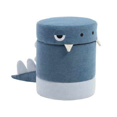 Adorable Dinosaur Storage Stool With Removable Lid, Tail & Spikes - Kids