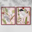 Birds in Motion V-Premium, reproduction encadrée - prête à être accrochée - aucun clou requis - aucun clou requis-174019501-174019489