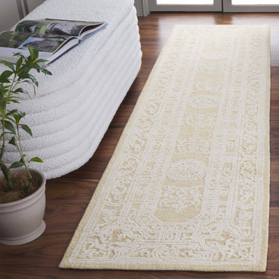 Tapis oriental en laine et coton touffeté à la main Plarent