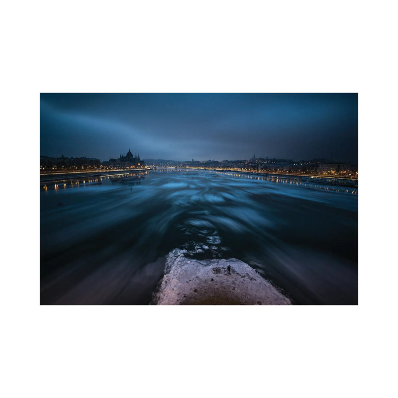 Winter Morning In Budapest by Balázs Lukácsi - Wrapped Canvas Print, 66.04 cm H x 45.72 cm W
