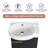 Glendi 16'' Single Bathroom Vanity with Ceramic Top