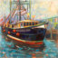 «Barbara Ann» par Jeanette Vertentes - peinture sur toile tendue