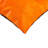 18" Orange Cowhide Throw Pillow