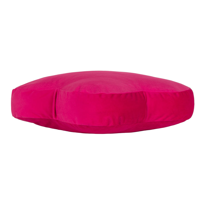 Orange Novelty Cushion, Hot Pink