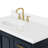 Stafford 43 " W Freestanding Standard 1 Single Vanity Bathroom Vanity With White Quartz Top-138338434-138338431-93359418