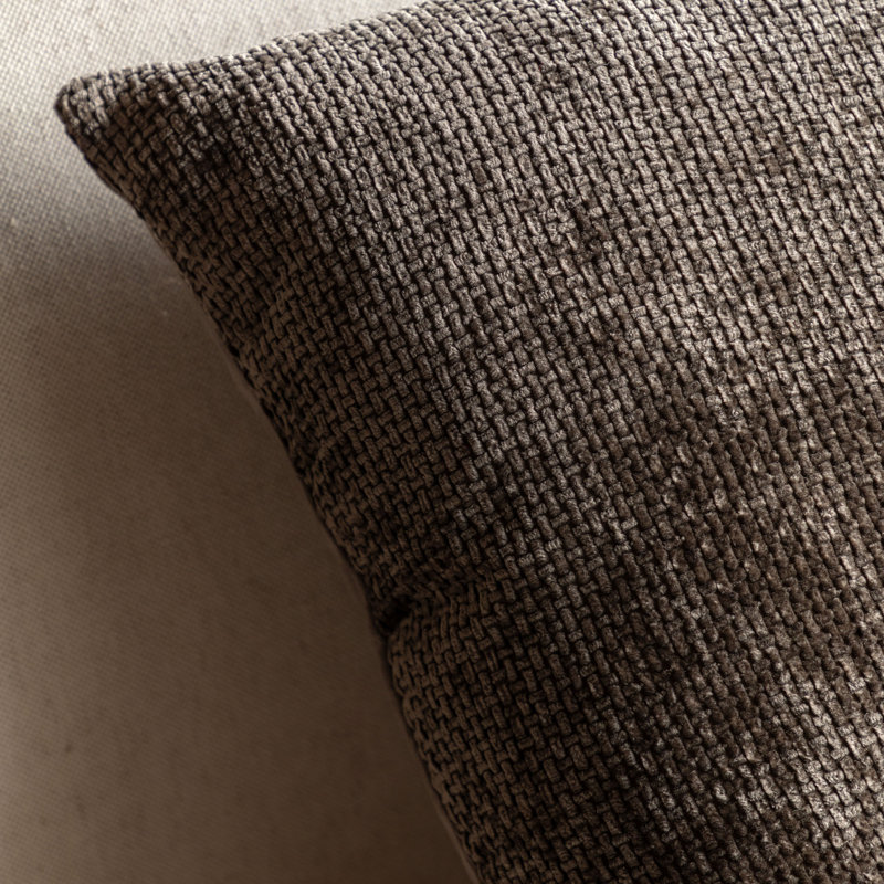 Square Throw Cushion, Brown