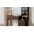 51" Fluted Makeup Vanity Desk with 36" Lighted Mirror, Glass Top, Drawers & Charging Station-129169911