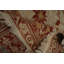 Élégant tapis oriental bleu et rouille avec motif de médaillon floral 8 x 10