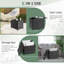 Table d'appoint de patio en osier-1387082499