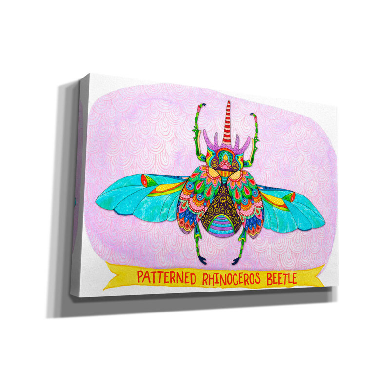 «Patterned Rhino Beetle Mounted» par Hello Angel