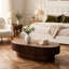 Table basse ovale