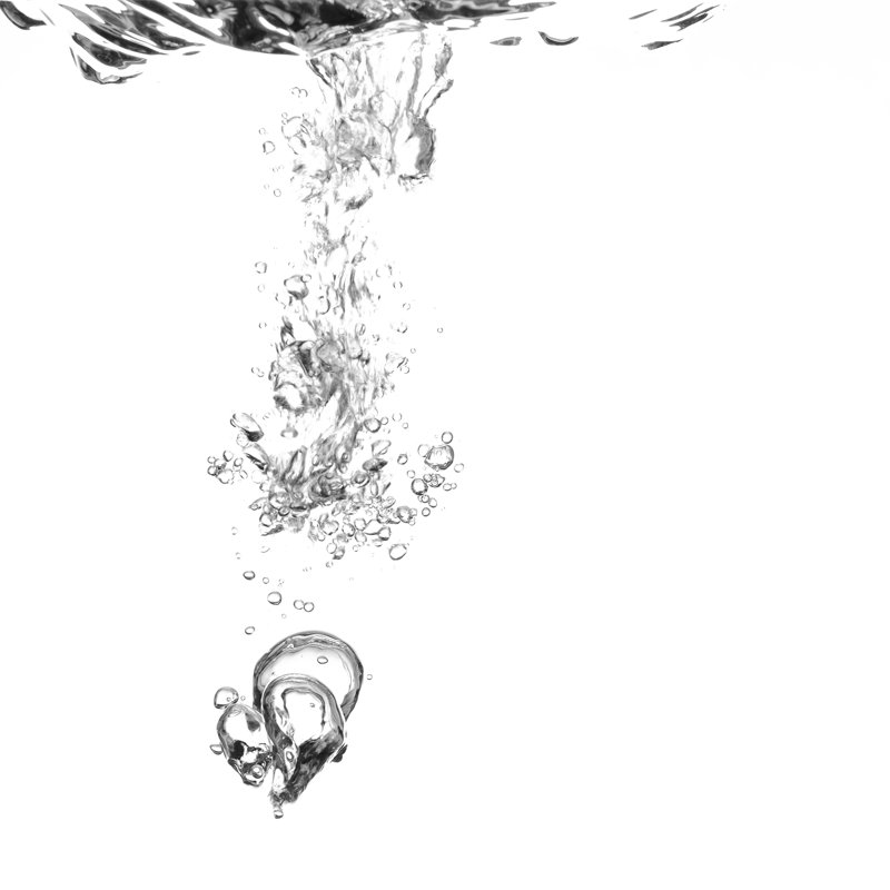 Water Falling From The Ceiling Making Bubbles by Mkurtbas - No Frame Art Prints on Canvas, 91cm H x 91cm W