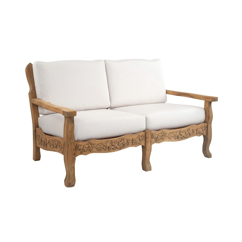 Normandy Outdoor 2 - Seat Loveseat, Switch Silver