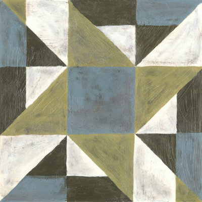 Patchwork Tile I by Vanna Lam - Wrapped Canvas Art Prints