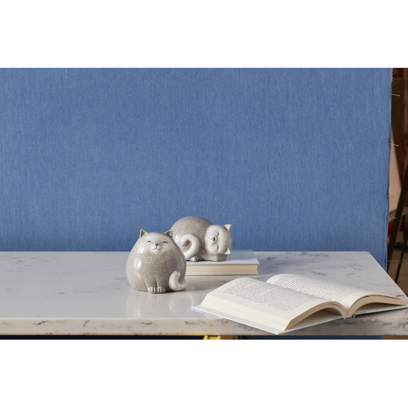 4 Piece Simoneaux Cat Figurine Set