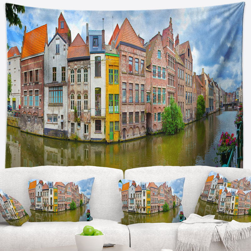 Photographie gand belgique tapisserie de paysage, H 32 po x l 39 po