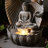 LED Buddha Cascade Water Fountain