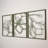 Metal Floral Wall Decor Set - 3 Piece Wall Art-826092237-826092234