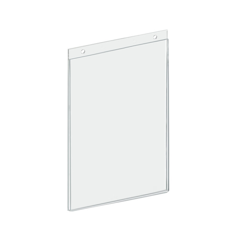 Cadre transparent en acrylique transparent 7 po de largeur x 11 po de hauteur - vertical / portrait, paquet de 10