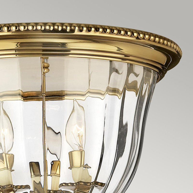 Baddesley Glass Flush Mount