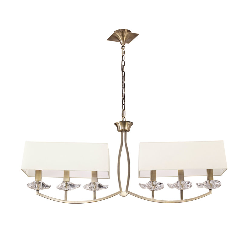 6 - Light Shaded Chandelier