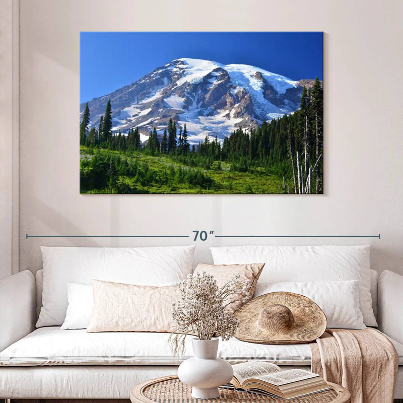 Alvord Mount Rainier Summertime, H 32 po x l 48 po