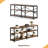 Rustic Farmhouse Style Sofa Table,3-Tier Hall Table,Console Table,TV Stand,Bookshelf