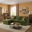 Upholstered Sofa, Cloud Sofa Modular Sectional Sofa Couch Down Fill Cushions Soft Couches For Living Room-694748954