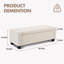 Banc avec repose-pieds 48,4 po avec rangement-496020951
