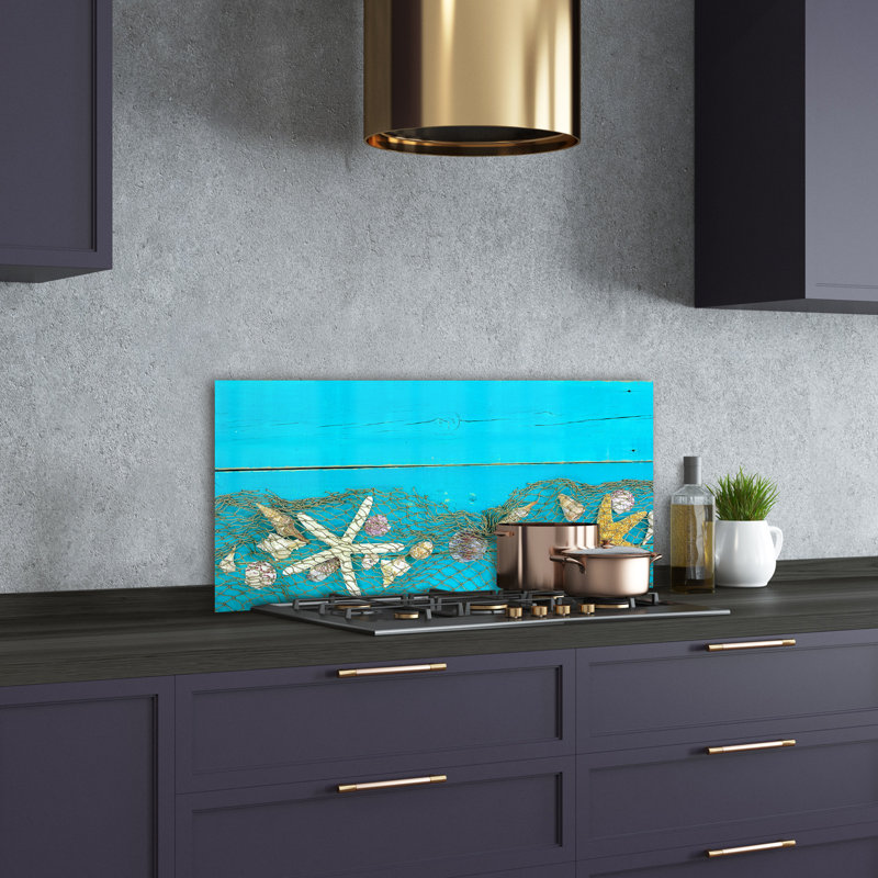 50cm W x 100cm L Glass Peel and Stick Panel