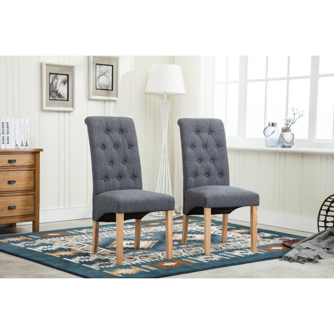 Anya Upholstered Dining Chair gray
