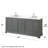 Deborah 80'' Double Bathroom Vanity with Quartz Top-98207322-98207321-98207325