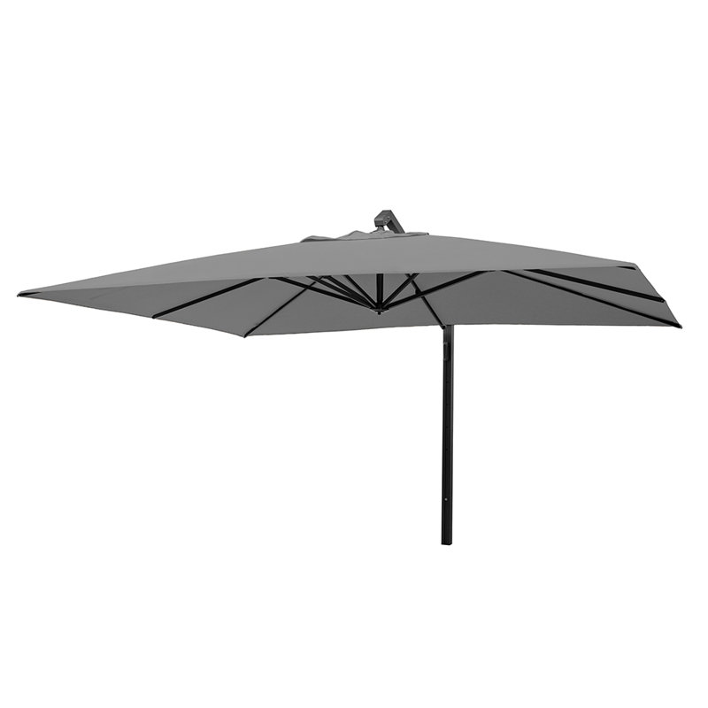 Batres 400cm X 300cm Rectangular Cantilever Parasol, Grey