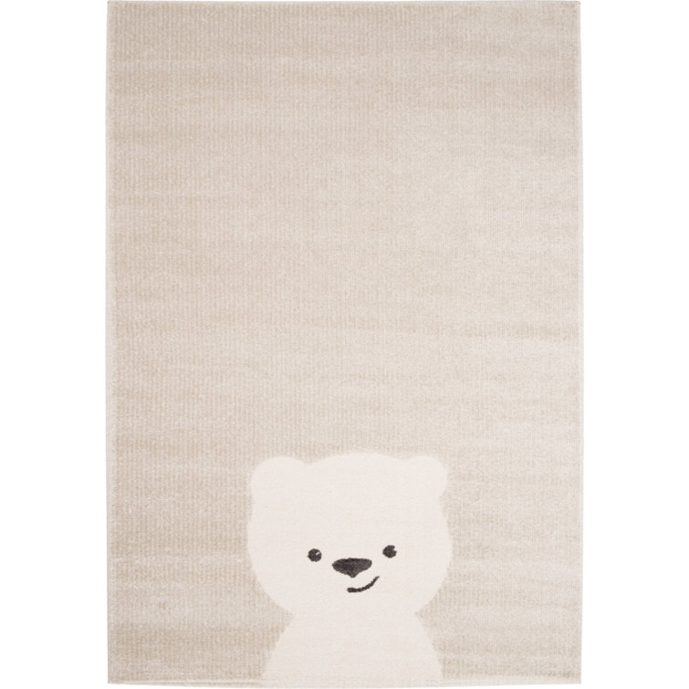 Huldrik Machine Woven Beige Rug