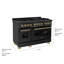 ZLINE Autograph 48" Legacy Dual Fuel Range in Black Stainless Steel-88587460