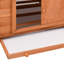 Brashear Chicken Coop 150x96x110 cm Solid Firwood-64837140
