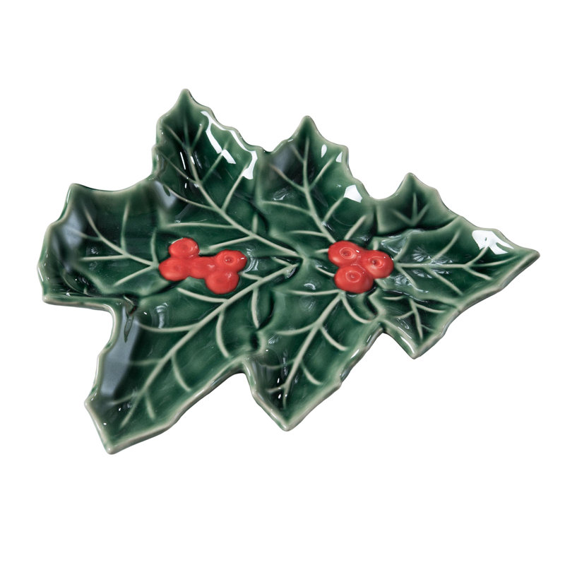 Assiette de Noël Holly Tree