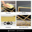 Edgar Coffee Table for Living Room Furniture, 120cm Rectangular Metal Centre Table-188871660