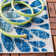 Kellems Indoor/Outdoor Grey/Royal Blue Rug