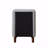 Gray Boucle Nightstand